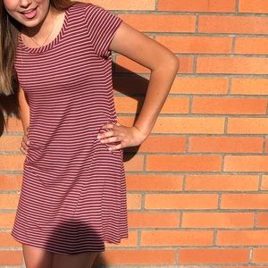 striped dress